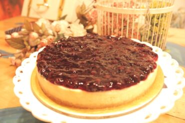 Baked Blueberry Cheese Cake