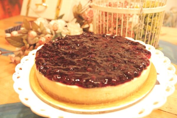 Baked Blueberry Cheese Cake